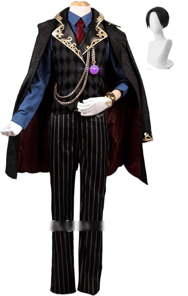 第五人格 納棺師 コスプレ衣装 ウィッグ IdentityV 第五人格 納棺師(イソップ・カール) BLK.AESOP